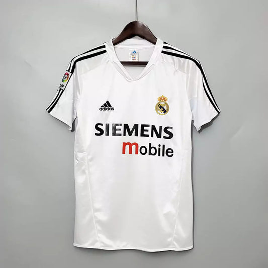 Real Madrid Retro Home 04/05 White Shirt
