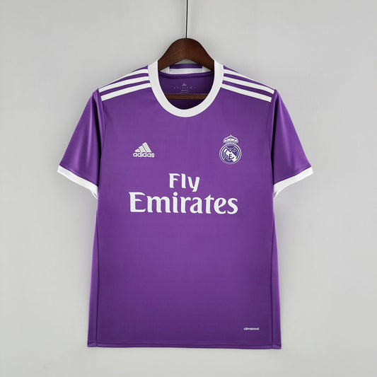 Retro Real Madrid 16/17 Away Jersey with shorts