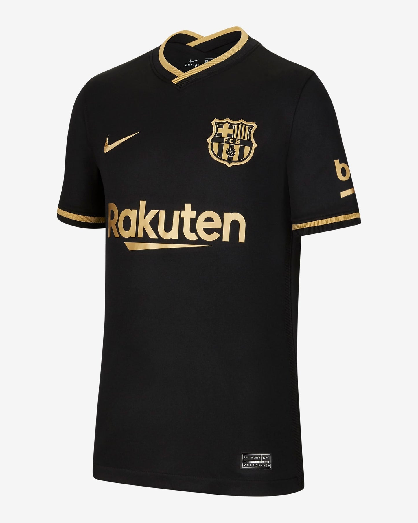 [MESSI] FC Barcelona Black Away Kit 21 Jersey With Shorts