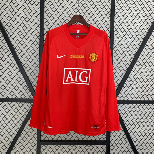 [Retro Premium] Manchester United 07/08 Champions League version Home full sleeves