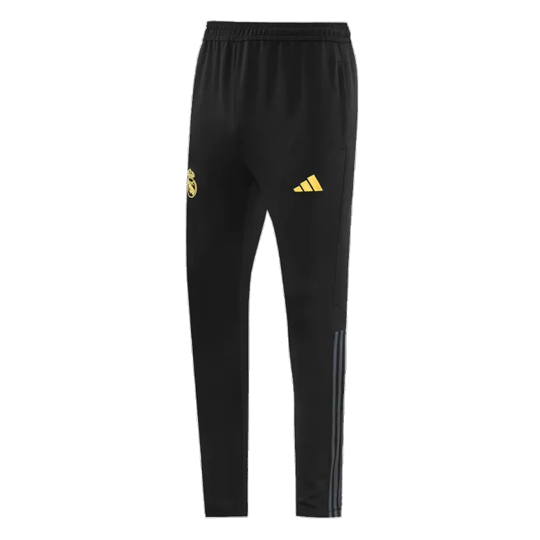 Real Madrid Black With Gold Training Trackpant