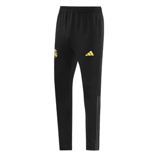 Real Madrid Black With Gold Training Trackpant