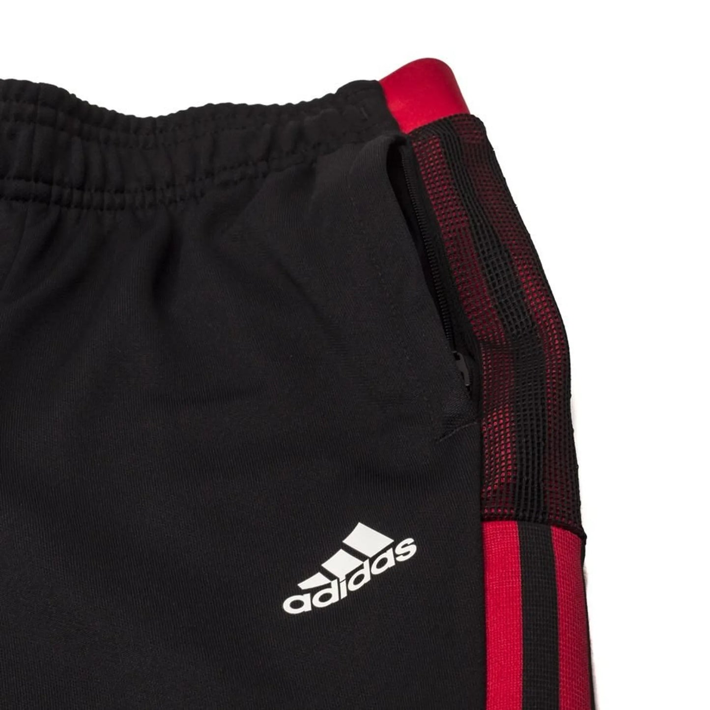 Manchester United Black Trackpant With Red Stripe