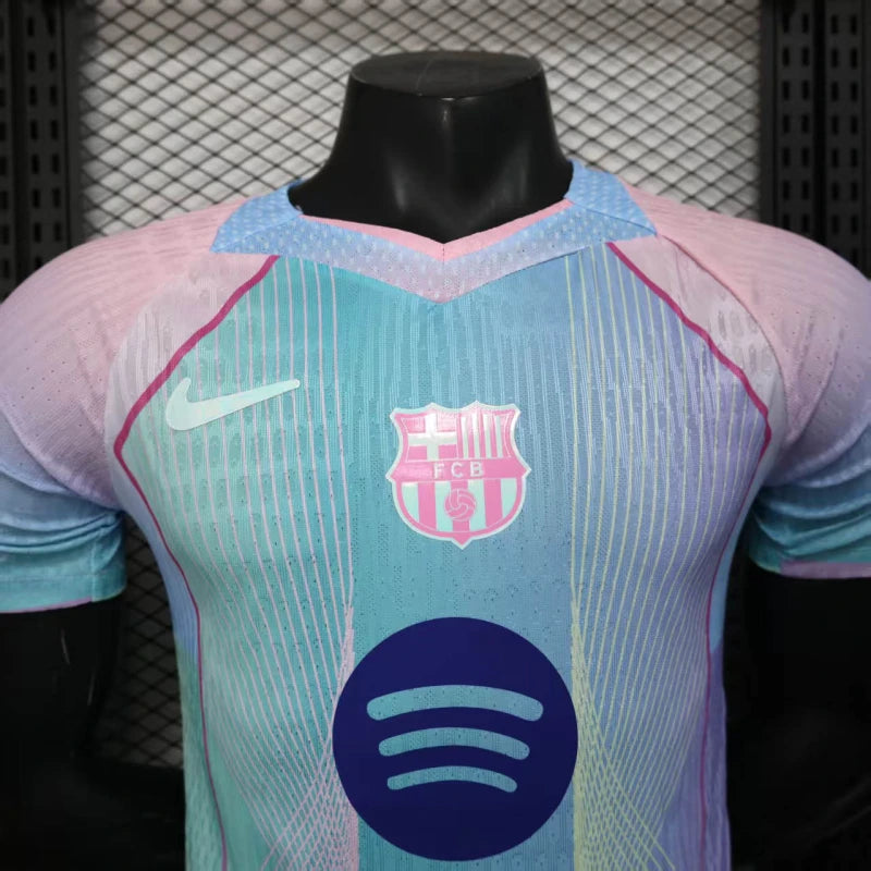 [Player Version] FC Barcelona Limited Edition Blue Pink Jersey