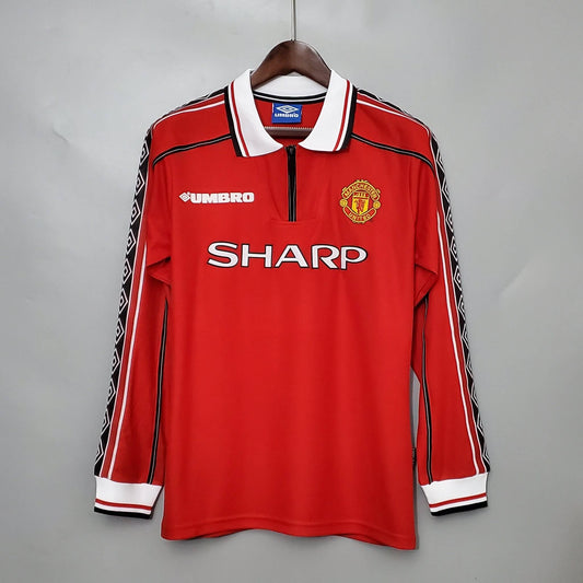 Manchester United 1998/00 Home Kit Long Sleeve [Player Version]