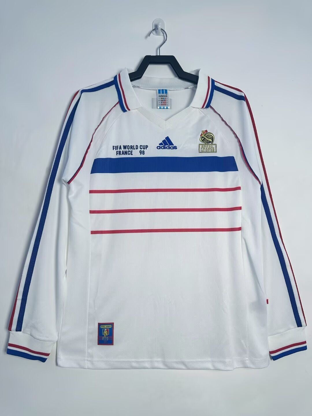 France 1998 World Cup Away Full Sleeve Jersey