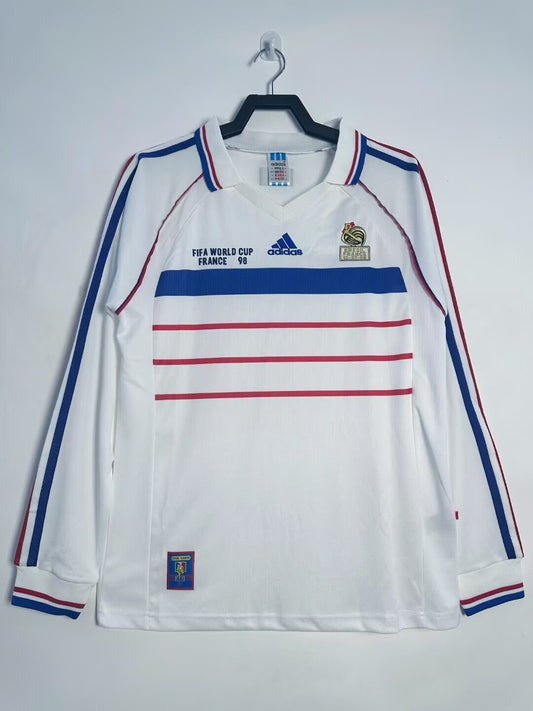 France 1998 World Cup Away Full Sleeve Jersey