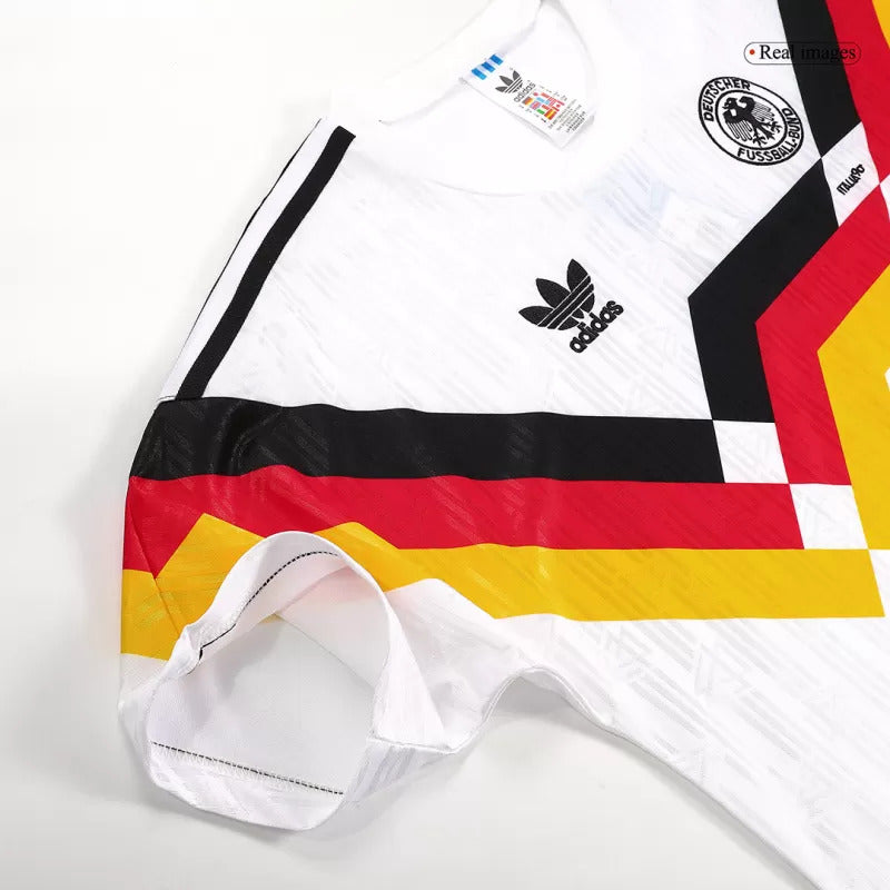 Germany Home 1990 Retro Football Jersey [Player Version]