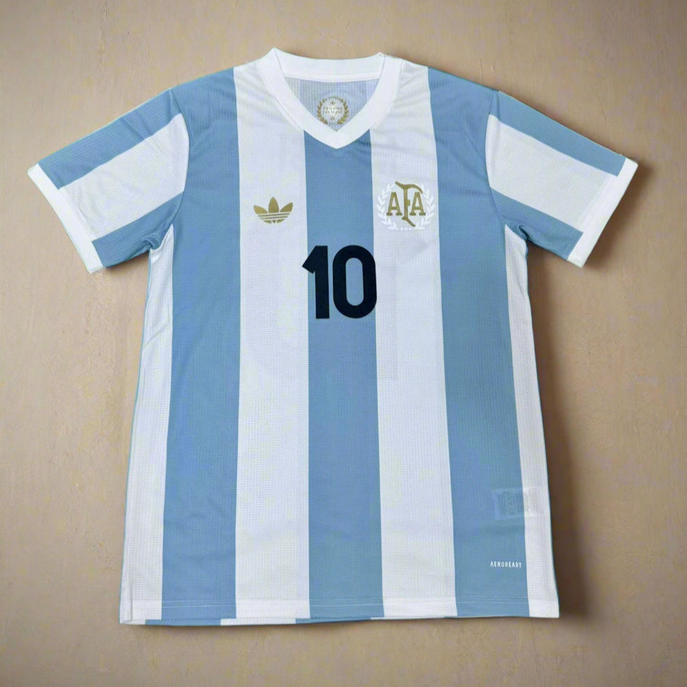 [MESSI] Argentina 50th Anniversary Home Jersey With Shorts