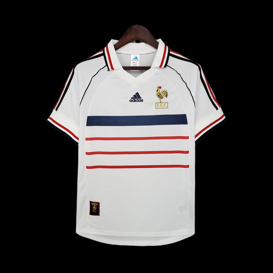 Francia Visitante 98 Retro Jersey [Player Version]