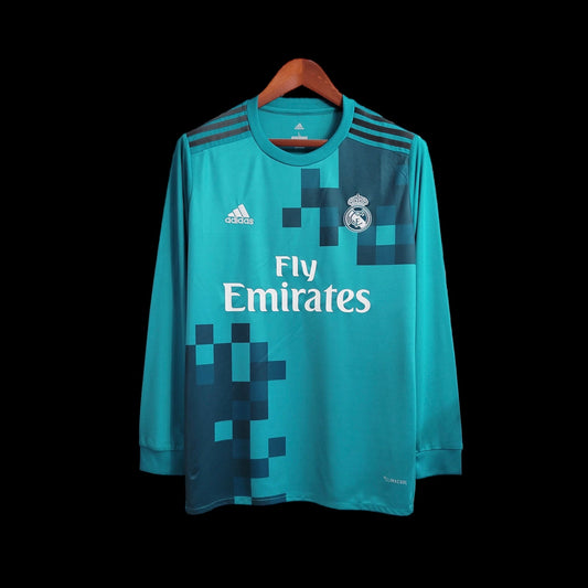 Real Madrid Alternativa 17-18 Retro Jersey Full Sleeve [Player Version]