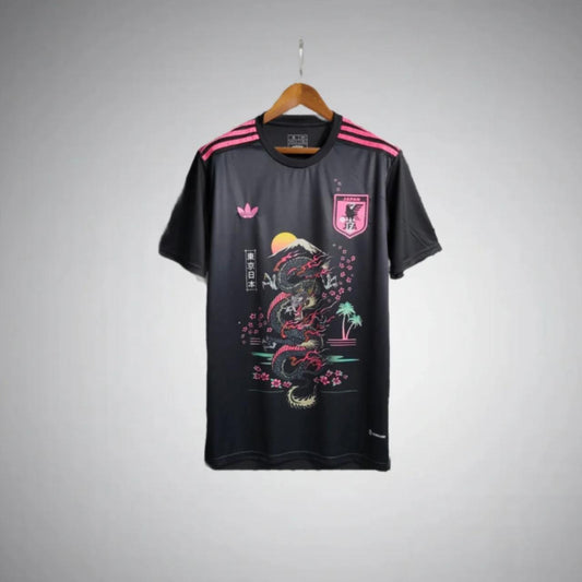 Japan Black & Pink Dragon Edition Jersey + Shorts