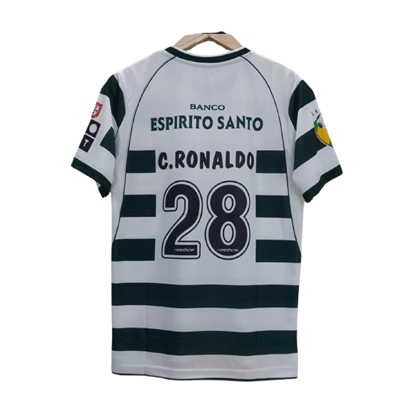 [RONALDO] Sporting Lisbon Retro Jersey With Shorts