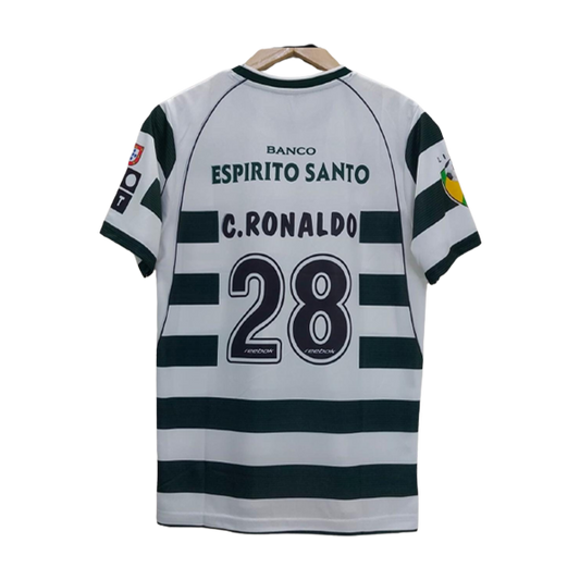 [RONALDO] Sporting Lisbon Retro Jersey With Shorts