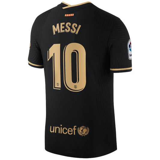 [MESSI] FC Barcelona Black Away Kit 21 Jersey With Shorts