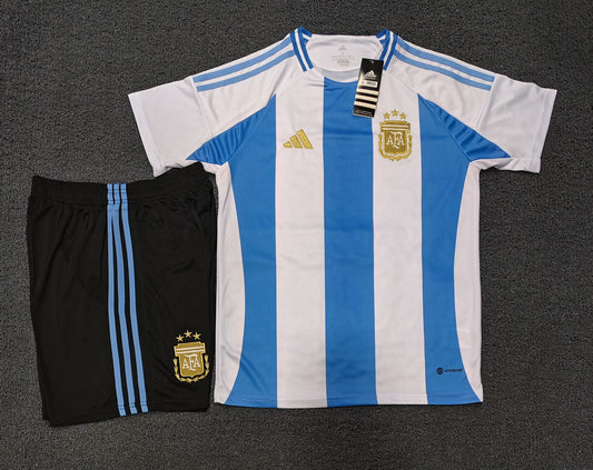 Argentina Home Jersey With Shorts