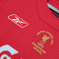 2005 Liverpool Champions League Final Home Jersey - Retro [Player Version]