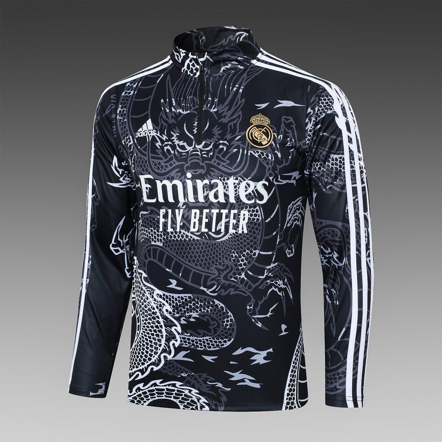 Real Madrid Black Dragon Tracksuit