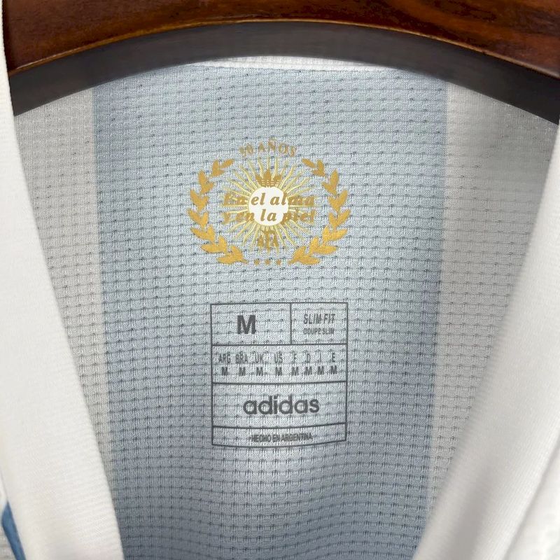 Argentina 50th Anniversary Home Jersey With Shorts